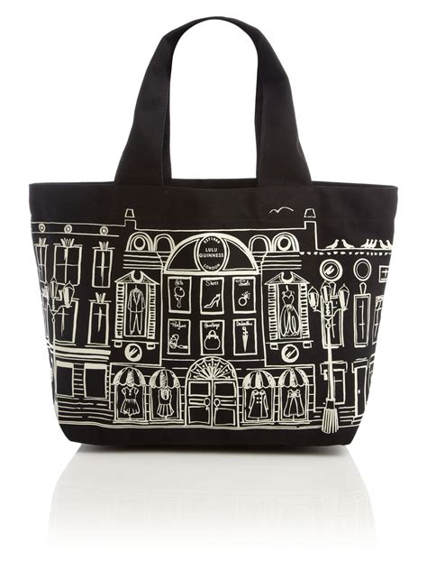 lulu guinness large tote bag.